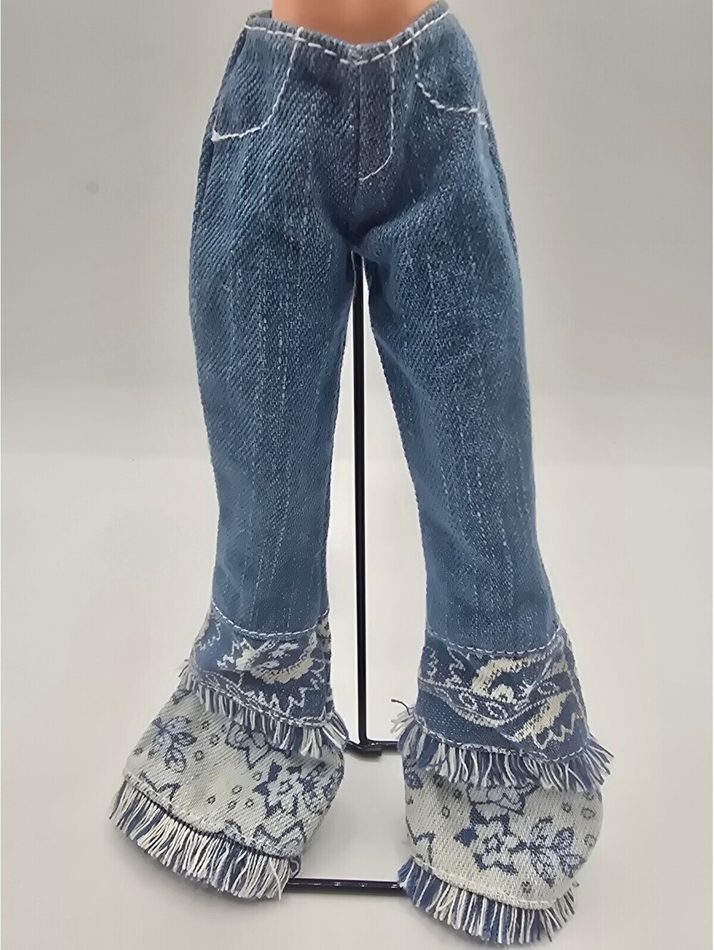 Vintage doll denim bell bottom pants